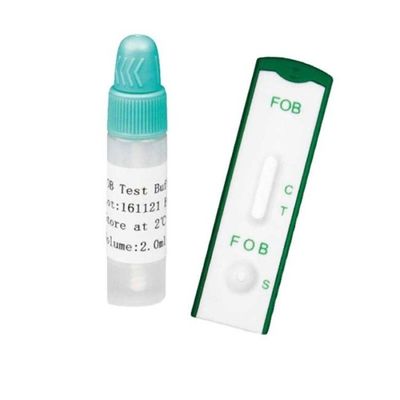 Jednoetapowa diagnostyka kału na krew utajoną Fob Szybka kaseta testowa 25 testów / zestaw
