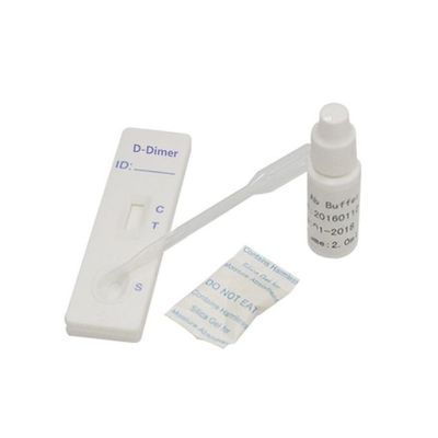 Ce Iso Manual D-Dimer osocze krwi pełnej Serum Szybkie urządzenie testowe 40 testów / zestaw