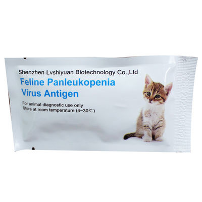 GMP Feline Panleukopenia Virus Antigen Pet Szybki zestaw testowy 10 testów / zestaw FPV